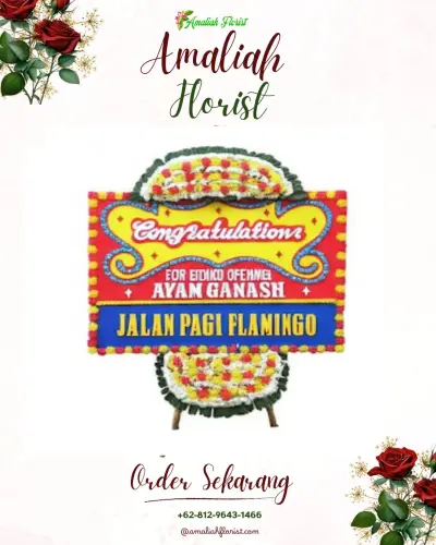 Bunga Papan Congratulation di Kalibeji